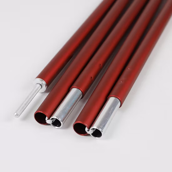 Tige de support de tente réglable en alliage d'aluminium de 28 mm de diamètre, tube en aluminium pour accessoires de tente