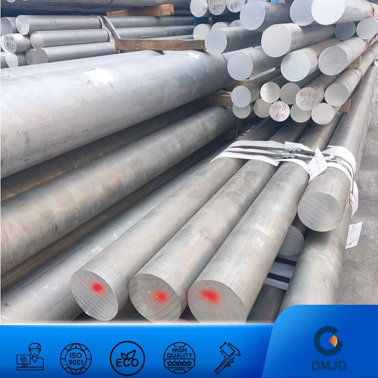 6063 6061 7075 T6 Barre plate en aluminium de 10 mm d'épaisseur/fil machine en aluminium