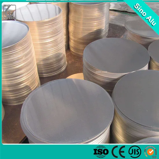 Disque en aluminium rond en aluminium pour ustensiles de cuisine et lampes 1050 1060 1100 3003