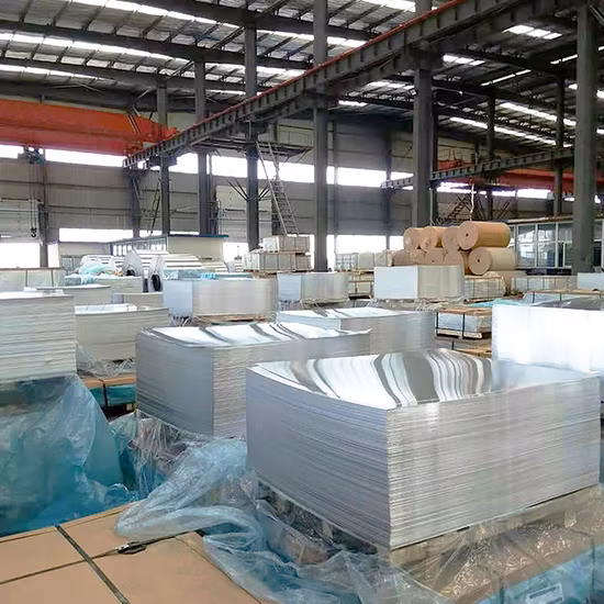 Plaques d'alliage de tôle d'acier en aluminium 5052 H32 2mm